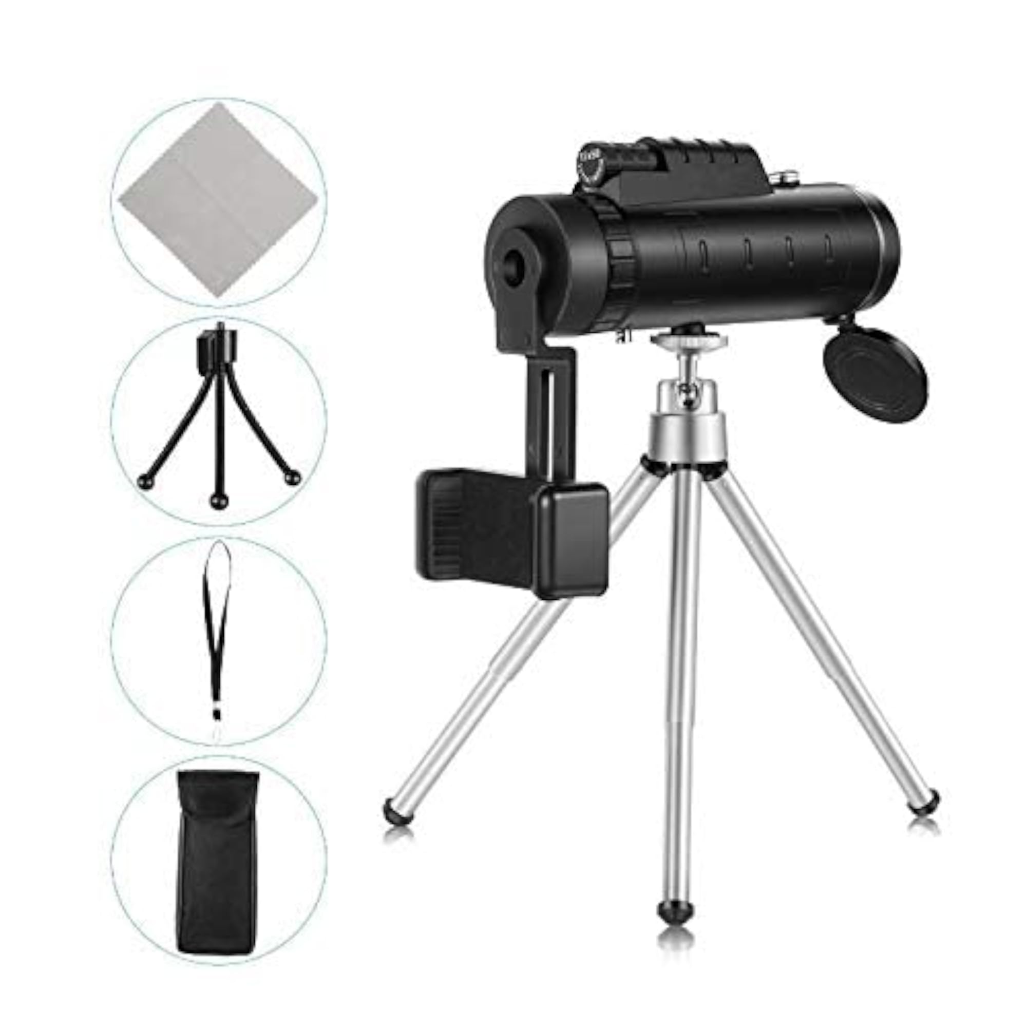 40X60 Magnification Zoom HD Monocular Telescope