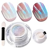 U-Shinein Cushion Aurora Chrome Nail Powder, Holographic & Laser, WT24