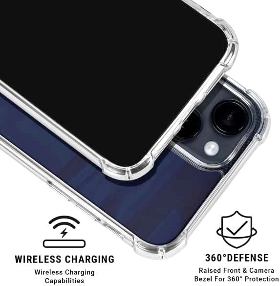 Skinit Clear Phone Case Compatible with iPhone 14 Plus - Officially Licensed NFL Buffalo Bills Design