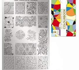 No 48 "COLORBOOK Nail Stamping plate