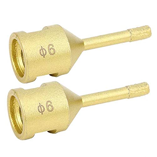 Broca Diamante Para Mármol y Concreto 6mm M14 2 Piezas miniatura 6