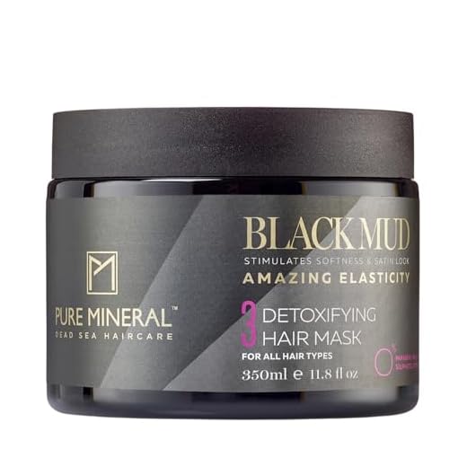 Pure Mineral - Mascarilla Capilar con Barro del Mar Muerto - Hidratante, Purificante, Revitalizante - Sin sulfatos, parabenos, petrolatos - 350ml