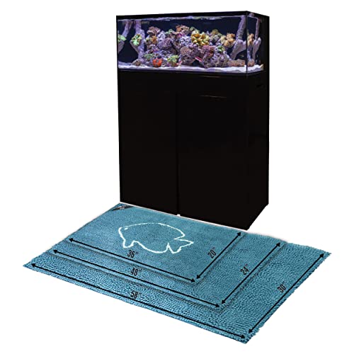 Cobalt Aquatics Aqua Sponge Mats XL (24x48) - Absorbent Microfiber, Non-Slip & Waterproof for Aquarium Maintenance - for Keeping Tanks Dry & Clean
