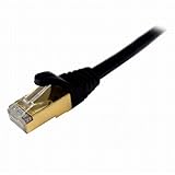 Cables Unlimited STP-7000-25K Cat7 Shielded 600Mhz Patch Cables (25 feet, Black)
