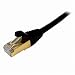 Cables Unlimited STP-7000-25K Cat7 Shielded 600Mhz Patch Cables (25 feet, Black)