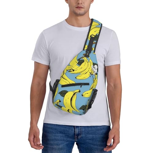 Bolso cruzado diagonal para hombre negro miniatura 7