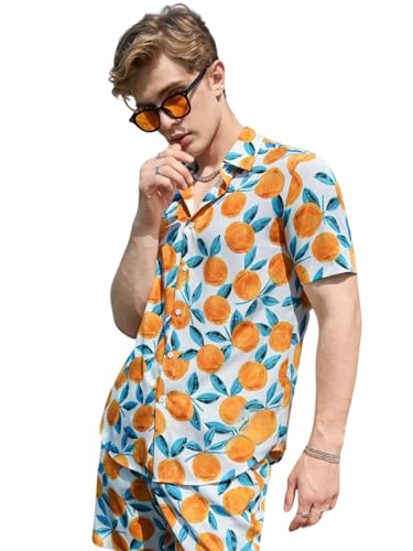 Image of Leriya Fashion Men's Rayon Regular Fit Casual Shirt | Stylish | Printed| Formal|Solid Short Sleeve | Trendy | Summer-Button Down (Available in Plus Size)