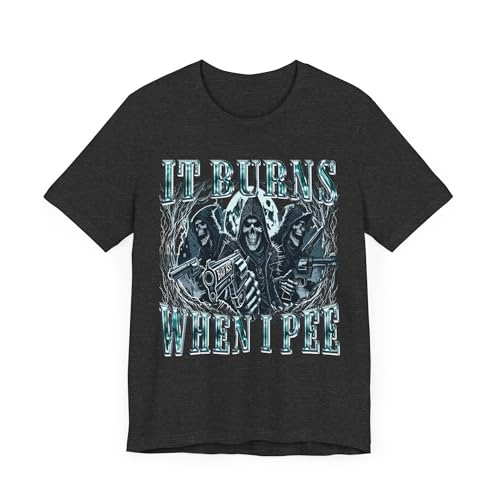 T-shirt graphique unisexe humour noir lettrage original coton