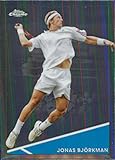 2021 Topps Chrome Tennis #6 Jonas Bjorkman Officially Licensed Trading Card (Stock Photo Shown, Near Mint to Mint Condition)