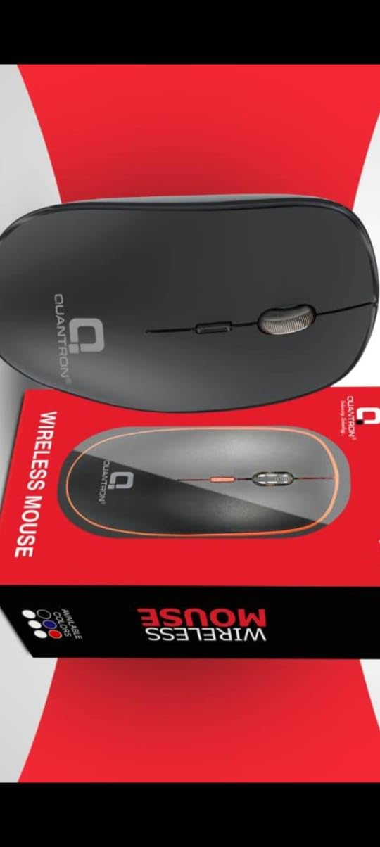 CELTON QUANTRON Wireless Mouse with USB Nano Receiver for Laptop and Computer Wireless Optical Mouse (2.4GHz Wireless, Black)-image-41