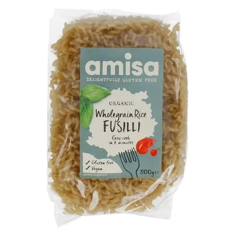 Amisa Org GF Wholegrain Rice Fusilli 500g Cover