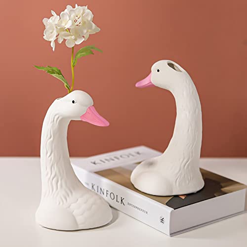 Smiletag Vases For Decor, Unique Vases For Home Decor, Ceramic Cool Vase For Console Table Decor, Funky Table Vase For Living Room Decor #TOP4