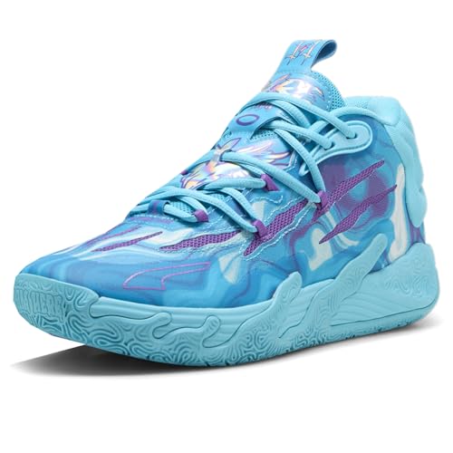 PUMA Mens Mb.03 Buzz City Basketball Sneakers Shoes - Blue2