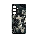 qizjio Cool Medusa Phone Case Shockproof Protective Greek Mythology Snake Phone Cases for Samsung Galaxy S26