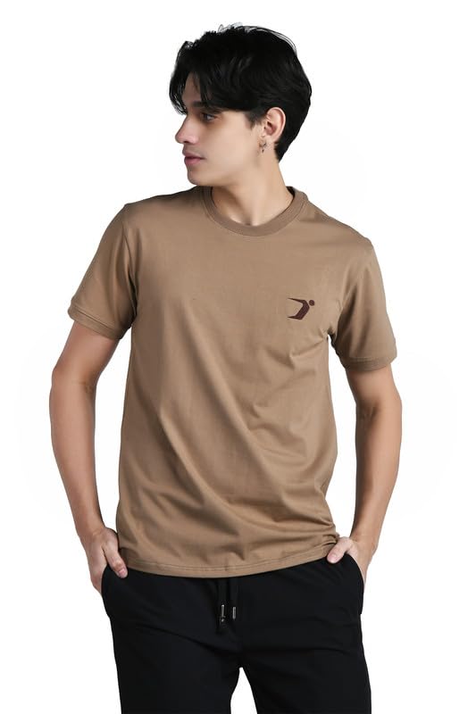 Men's Gym Sports T-Shirt Half Sleeve Round Neck | Comfortable Breathable Material-picture-30
