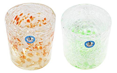 Vasos Kirakobo Rock Pack de 2 colores Rojo y Verde miniatura 2