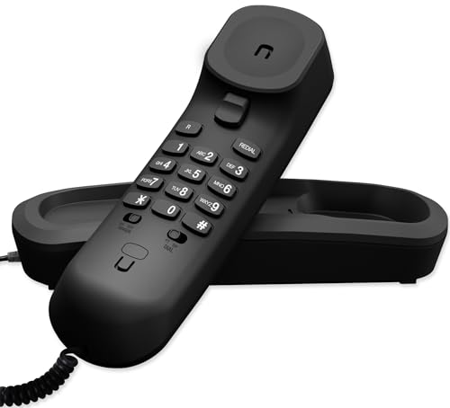 VTech Trimstyle Téléphone filaire avec contrôle du volume de la sonnerie et du récepteur, recomposition du dernier numéro, compatible avec les aides...