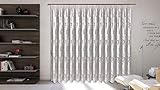 Maßgeschneiderte weiße Gardine “Avezzano“, inklusive Kräuselband, Vorhang nach Maß, Gardinen nach Maß, Höhe 90 – 275 cm, Breite 1 –12 Meter (140 x 350 cm/HxB)