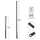 HYS 27 MHz CB Walkie Talkie Antenne Gummi Faltbare Antenne Kompatibel mit President Randy-3 PNI Escort HP 72 Handfunkgerät Portable Handheld CB Radio