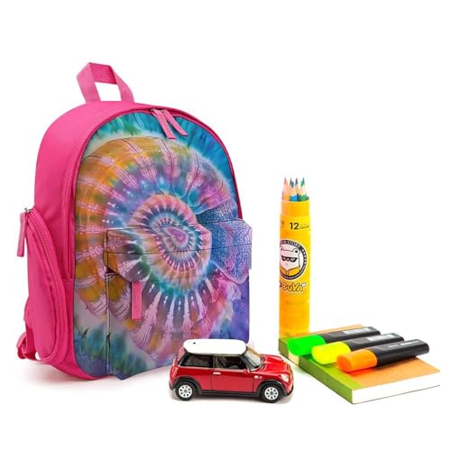Tie Dye Snail Shell Cute Backpack Small Daily Casual Daypack Travel Bag with Adjustable Strap Graphic Print3