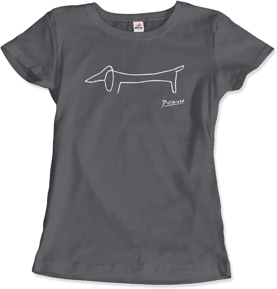 Dog Lump Dachshund Art T-Shirt (Adults, Kids, Short & Long Sleeve) Black