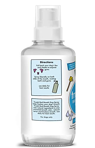 Dental Wipes, Spray and Water Additive for Dogs and Cats That Helps Remove Plaque Tartar Buildup Calculus, Bad Breath,Tooth Decay & Gingivitis (Dental Spray (8 Oz)) - Thumbnail 7