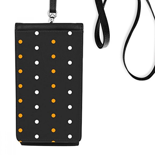 Sac téléphone noir Halloween en faux cuir pochette suspendue