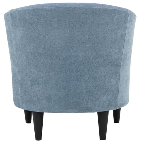Sillón Tradicional Plegable Azul claro miniatura 5