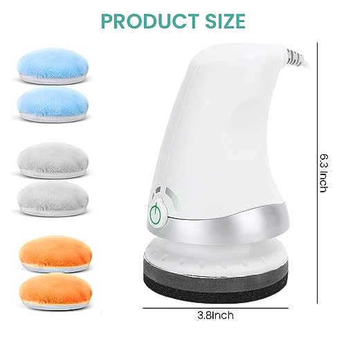 Image of HANNEA Full Body Electric Massager Stepless Vibration 6 Soft Cloth Covers