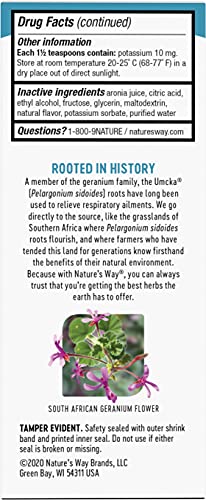 Nature's Way Umcka Coldcare Children's Cherry Syrup, Kids 6+, 4 Oz #TOP5