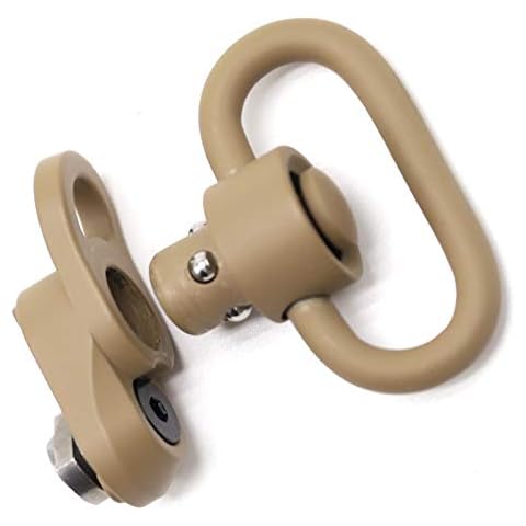 GOODTAC 1.25'' QD Sling Swivel Ml0k Adapter Rail Mount Kit Tan/FDE Color Printed Cover