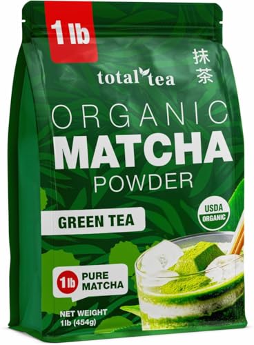 Total Tea Organic Matcha Green Tea Powder 1 Pound