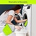 Replacement Microfiber Mop Pads for Libman Rinse 'n Wring Mop and Bucket System, Washable Reusable Wet & Dry Cleaning Refill Head for Multi-Surface Floor-6 Pack