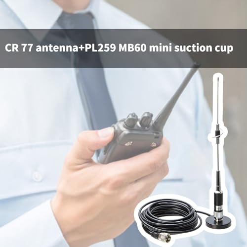 Antenas de doble banda con conector 259 transceptor móvil UHF VHF 5
