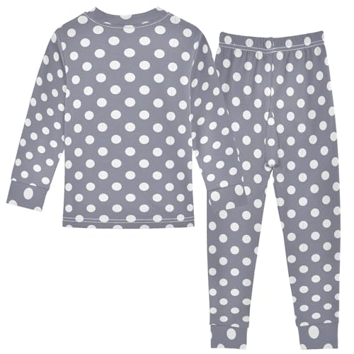 Polka Dot Red Pajamas Sets Cute Long Sleeve Pants Set for Nightwears2