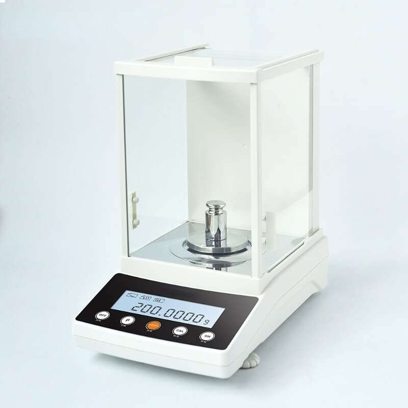 Fa1004N Bilancia Analitica di Precisione con Calibrazione Interna A 0,0001 G, Piatto da 80 Mm, capacità 100 G, Uscita USB E Stampante, Pesatura da LaboratoriogaoJIN1547