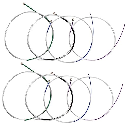 Holibanna 8Pcs Violin Strings Set for Full Violin Standard Tension Replacement Strings for Beginners and Enthusiasts Provides Extraordinary Tones and Beautiful Sounds