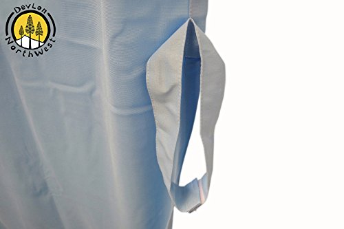 DevLon NorthWest Medical Curtains Privacy Hospital Cubicle Curtain with Flexible Track 10 Foot W x 9.3 Foot H Light Blue - Thumbnail 7