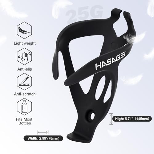HASAGEI Bicycle Water Bottle Holder with 24 Oz Bottle, Durable Leak-Proof Non-Slip Design, Lightweight & Universal Fit for Mountain/Road Cycling Accessories - Image 6