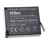 vhbw Batterie Compatible avec Insta360 One X Appareil Photo (1150mAh, 3,8V, Li-ION)