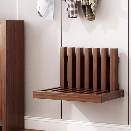 POPHOP Invisible para Cambiar Zapatos de Entrada Silla Plegable de Pared Taburete Diseño de Apertura