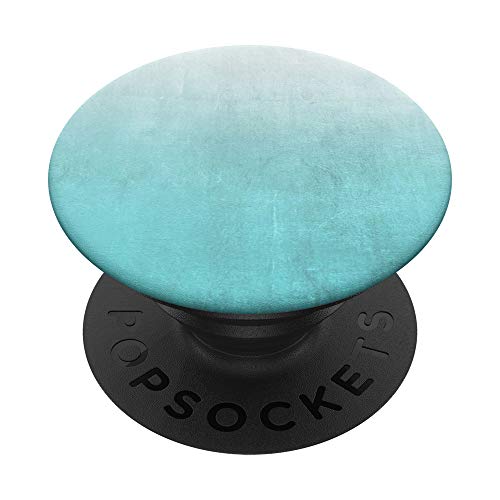 Pale Turquoise Ombre Gradient Background PopSockets PopGrip: Swappable Grip for Phones & Tablets