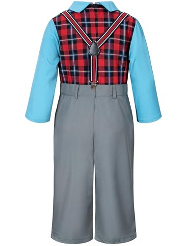 Disfraz completo de hombre viejo para niños 4-5 años miniatura 4