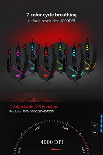 Wscoficey C-12有線USBオプティカルゲームマウス の商品画像 7