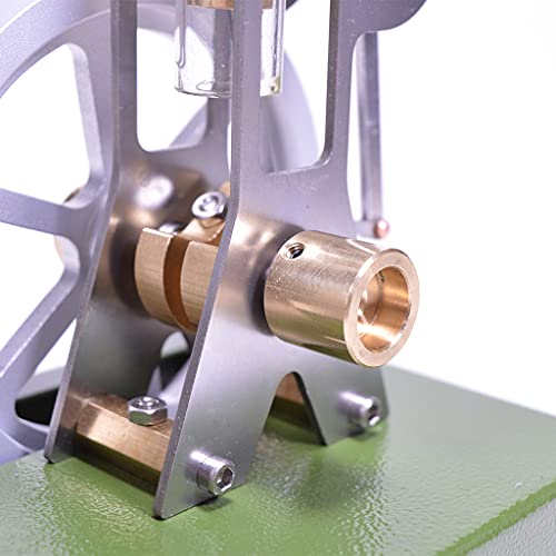 HomeDecTime Retro Metallsimulation Vertikale Dampfmaschine Modell Physik Spielzeug mit – Bild 5