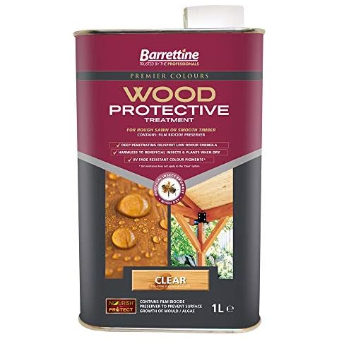 Nourish & Protect PTCL001 Clear 1 L Wood Protective Treatment Cover