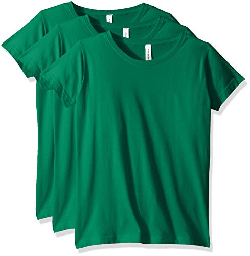 AquaGuard Women's Premium Jersey T-Shirt-3 Pack, Kelly, L
