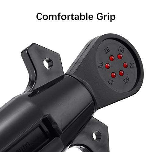 Miady Trailer Wiring Tester, Heavy Duty 7 Pin RV Blade Connector