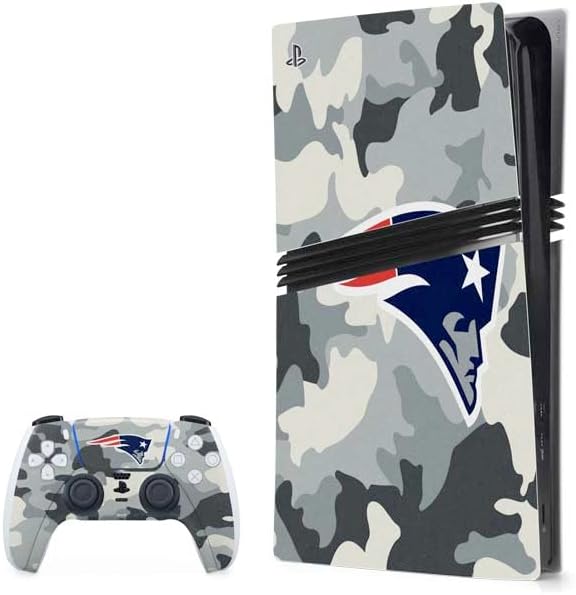 Skinit Decal Gaming Skin Compatible with PS5 Pro Bundle - Officially Licensed NFL New England Patriots Super Bowl Champs Design