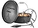 Produktbild Dutch Oven Set 5.8 Liter, BBQ Feuertopf Schmortopf, Dickem Gusseisen Kochtopf, Dutch-Oven ohne Beine, inkl. Deckelheber Spiralförmiger Henkel & Topfständer, für Kochen Oudoor Camping